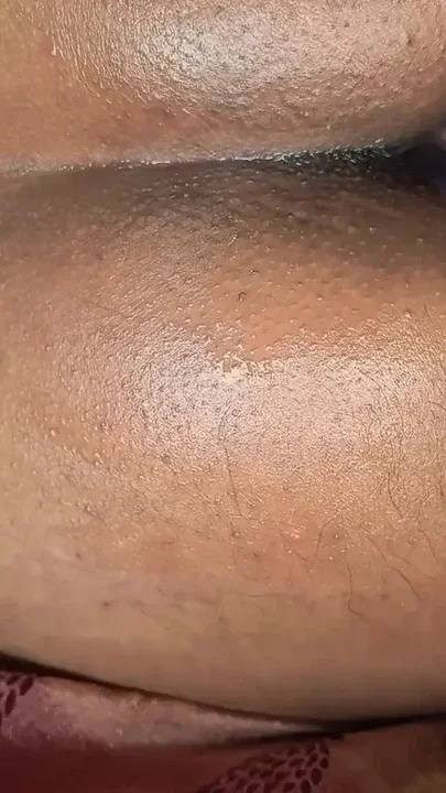 Fucking Brown Indian Pink Asshole with Condom Dildo Close Up Clip 3