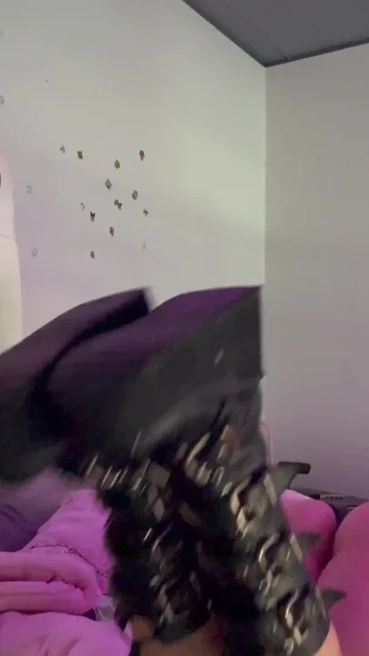 POV PURPLE DUNGEON FEMDOM JOI Goth girl make you hers Clip 1