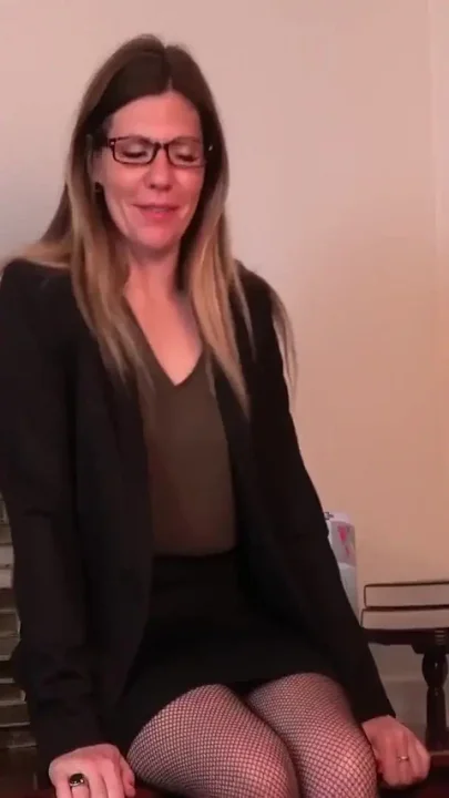 Auntjudys - Naughty Hairy MILF Secretary Uffie Masturbates for You