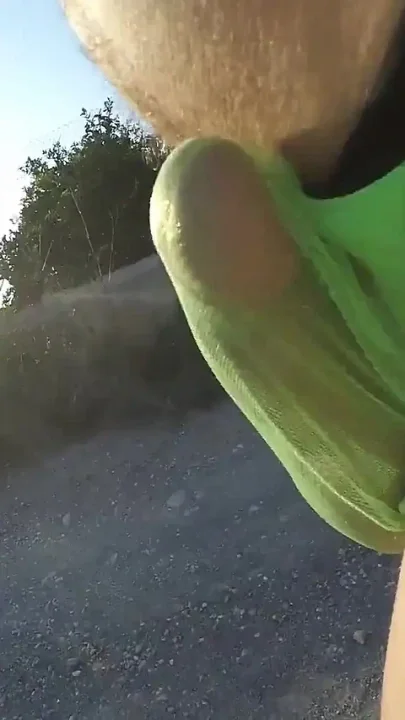 My Thong Rips While Running and I Get Caugh Nude by a Cyclist