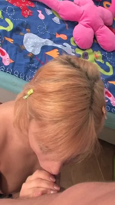 Blonde teen gets fucked hardcore in her pussy and ass