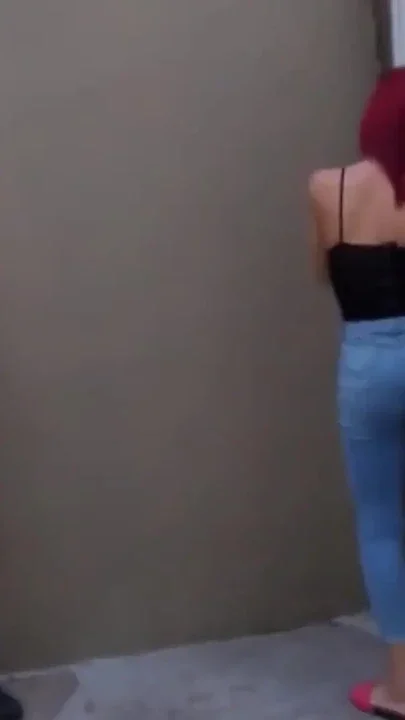 Mowing the hottie's lawn and punching rod in her ass Clip 1