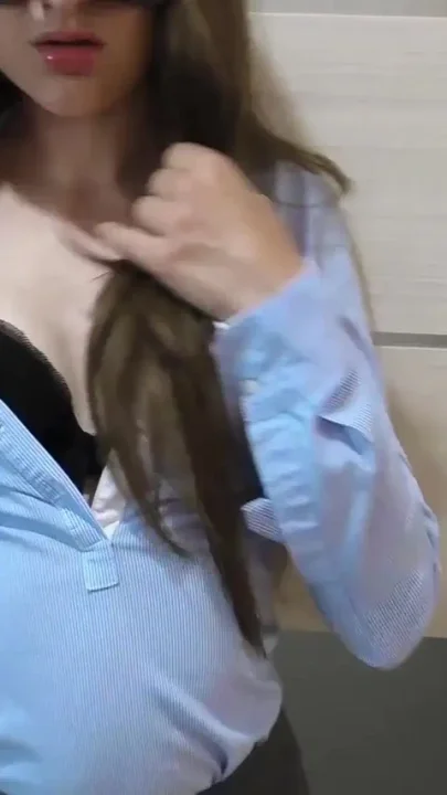 Horny secretary blowjob big dick boss in the office