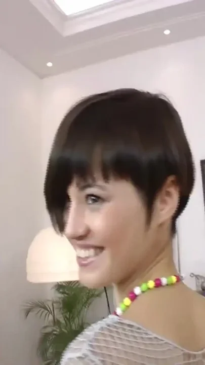 Full Video Hot short haired brunette Michelle B gets super butt fucked & atm creampie