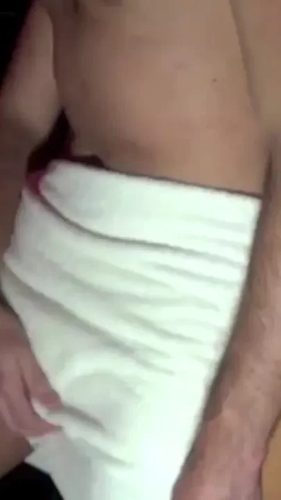 SAM fucked by his fried in sauna with XXL cock