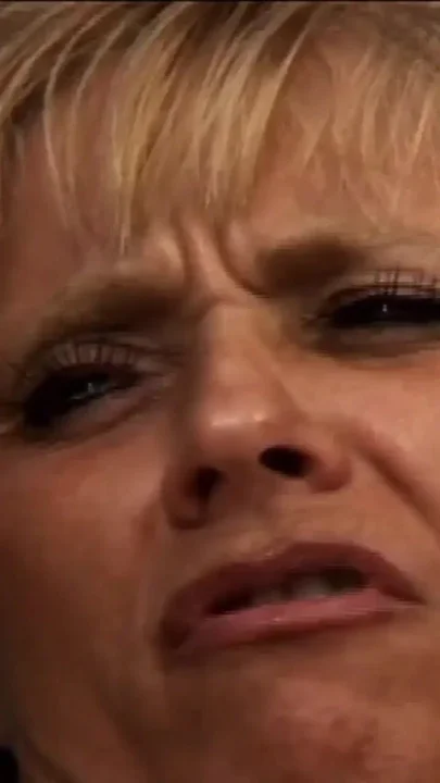 Blonde fucks herself with a long dildo the gets a hard fuck on the sofa