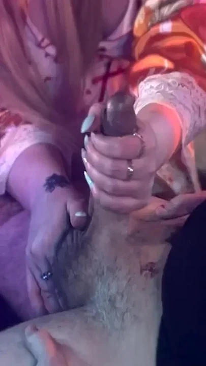 Two Cum Shots - Creampie and a Handjob