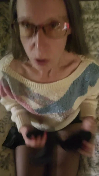 Goode Girl Nylonplay with Hubby's Cock and Balls