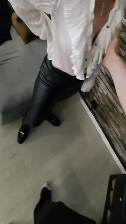 He Opens My Leather Pants and Fucks My Pussy and My Ass
