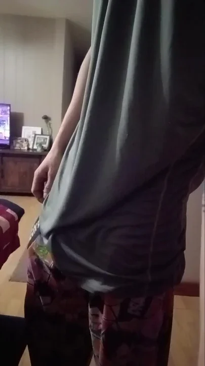 Me showing my cock for the first time