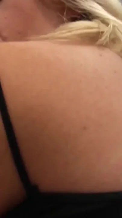 Blonde girl gets fucked hard then sucks cum off dick