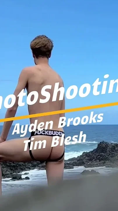 Ayden Brooks Working with Tim Blesh Outdoors