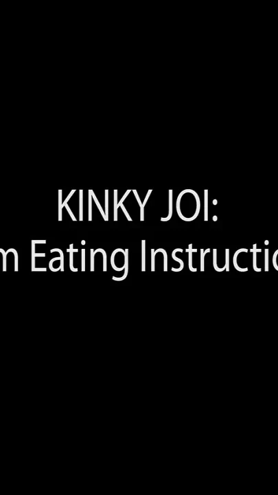 Cum Eating Instructions with Lily Lane Featuring Lily Lane