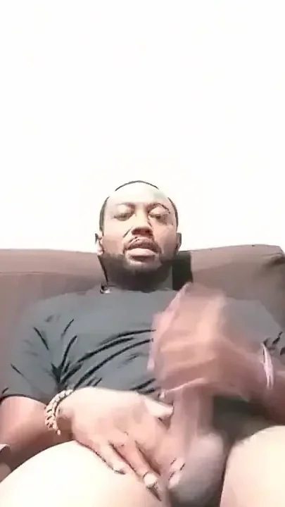 Soft Penetration for Black Dick with Sex Toy on Hotel Couch