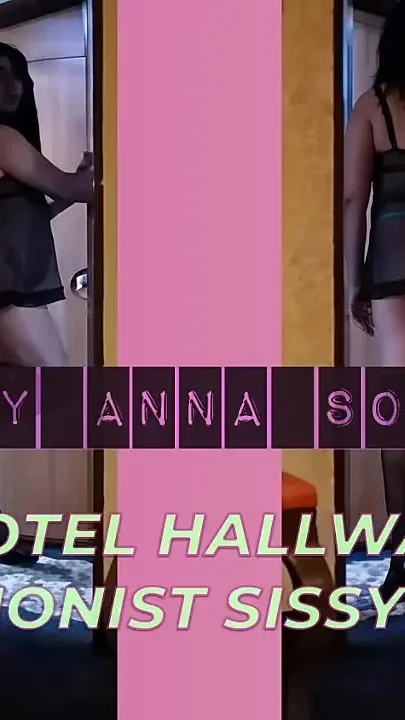 Hotel Hallway Sissy Exhibitionist Whore