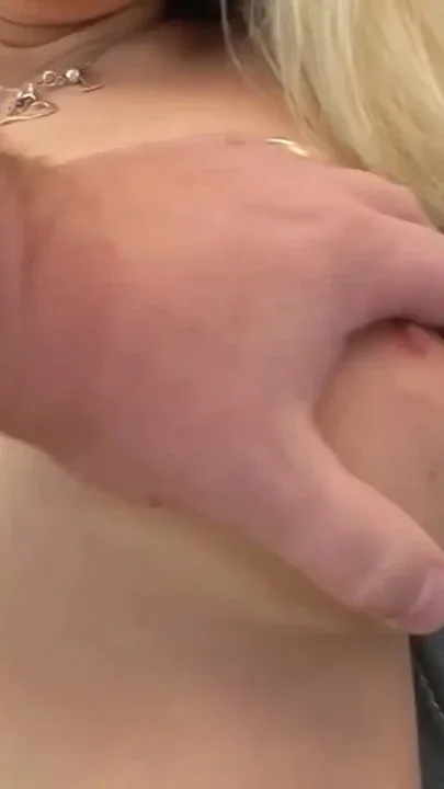 Hot bitch gets excited as clit is stroked while she gets fucked