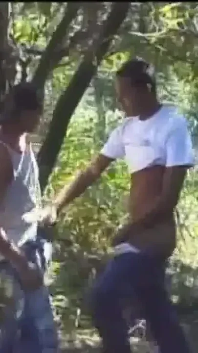 Straight fucking a gay in exhib wood cruising