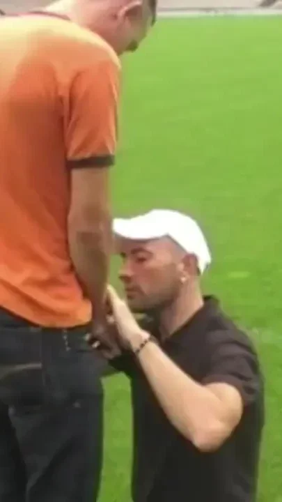 Fucked by straight Arab in stadium