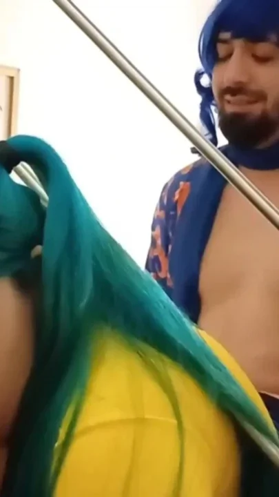 Brazilian Miku Gets Stuck On The Stairs And Kaito Gives Her More Than A Hand Part 1 Clip 1