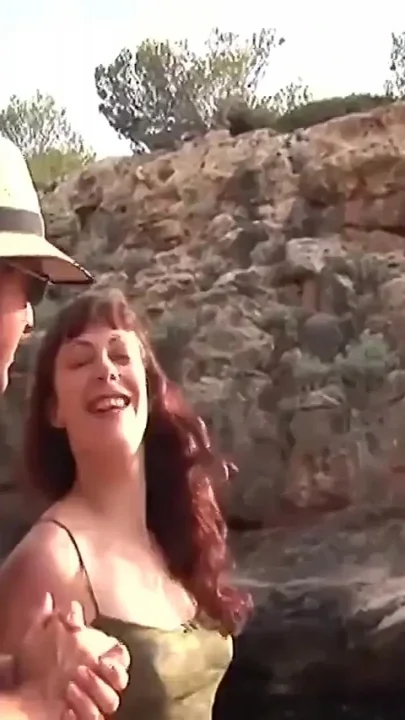 Kinky Redhead Sucking and Fucking by the Sea