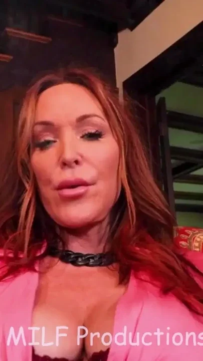 Secretly Smoking Step-Aunty Rachel Steele Clip 1
