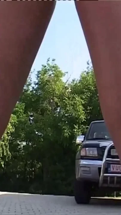 Sexy Car Wash with Two Beautiful Young Lesbians Fucking Pussy with Dildo
