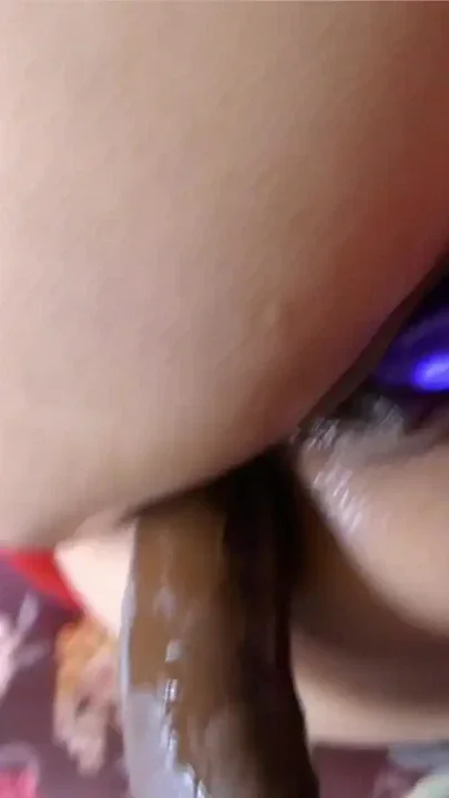 That huge dildo gave me an incredible anal orgasm enjoy it Clip 2