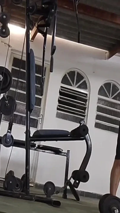 Camera Films Naked Crown at the Gym