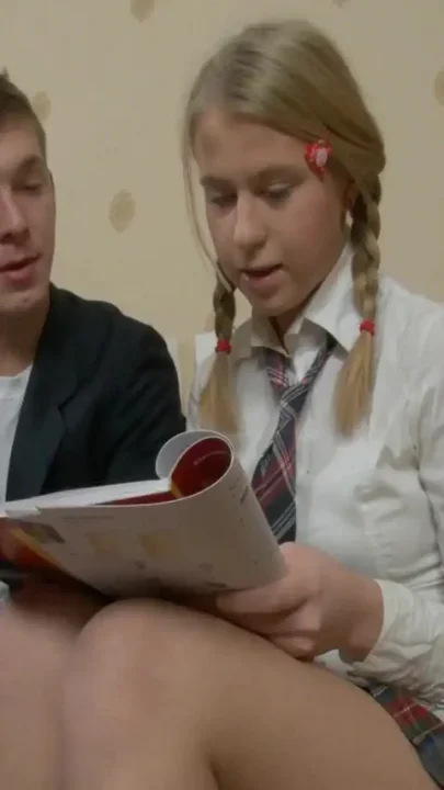 Cute blonde teen deepthroats it and gets sprayed in mouth