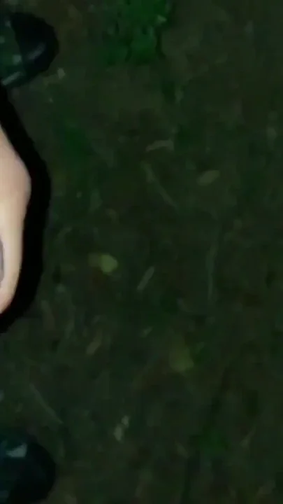 Fucking Own Hand Outdoor and Cumshot