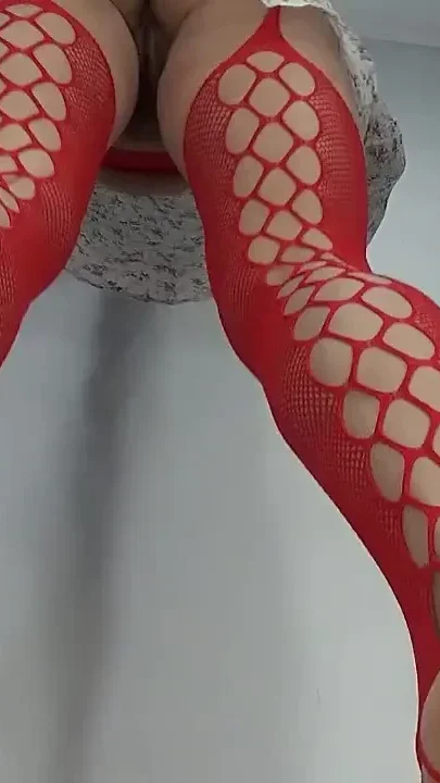 Housewife in Red Stockings