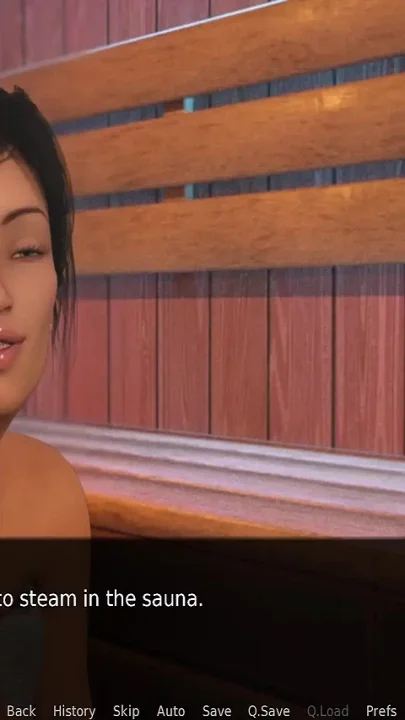 Awam Real Fuck - Patricia Invites Sophia to the Sauna - They End up Sharing a