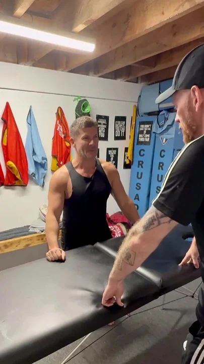 Tough Coach Studs Flexes Then Gets Breed by Ginger Gav X
