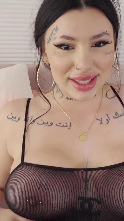 A Young Tattooed Woman Leaves the University Directly for a Double Penetration