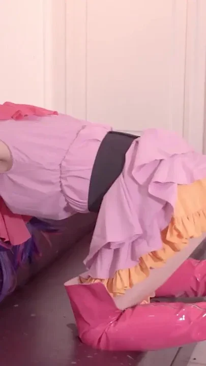 Oshi no ko Cute Cosplayer and Fucking Machine Hoshino Ai Japanese hentai anime