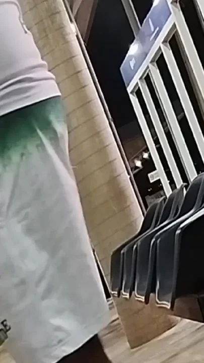 Excited While Waiting for Bus