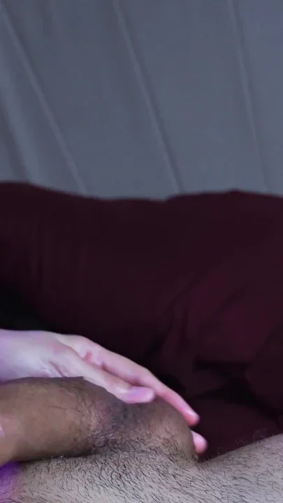 Sensual handjob - hard cock masturbation and huge cumshot Clip 2