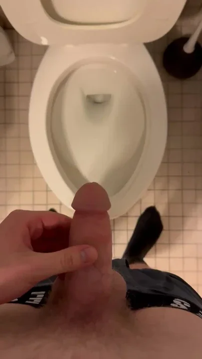 Quick piss before I shower 1