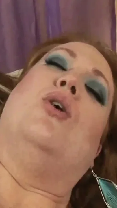 Super sized chick enjoys a cock legs wide open