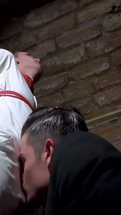 Perverted sexual games between a twink demon and a fallen angel