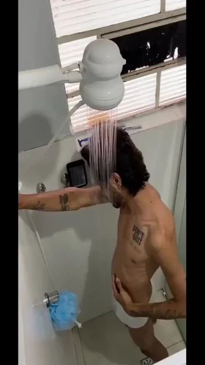 Asafe hitting that hot handjob in the bath