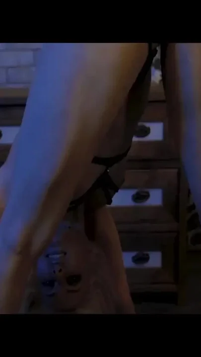 Horny gymnast dancing with the buttplug
