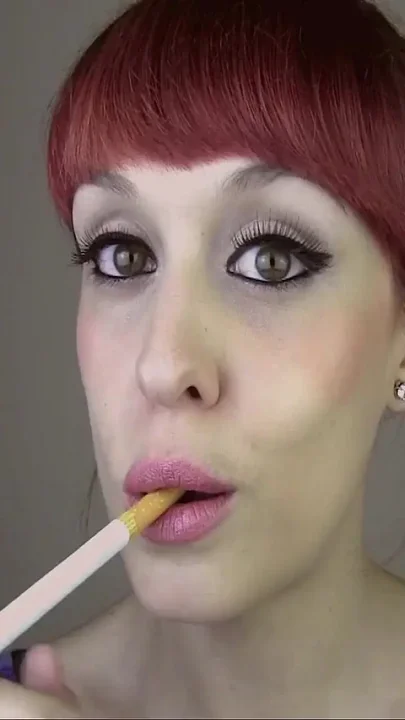 Smoking Fetish Extreme Close-up