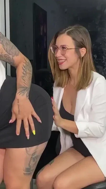 lesbian ass food in the office Clip 1