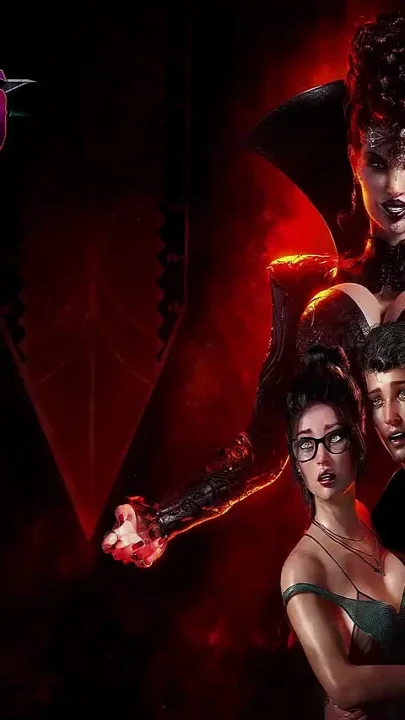 Countess in Crimson in the middle of nowhere with a sexy girl ep 1