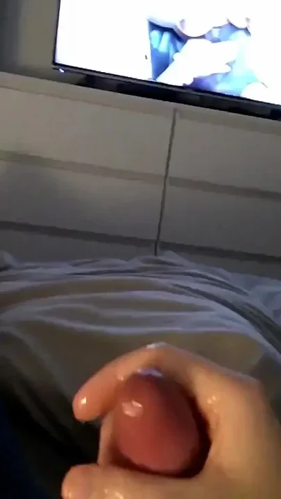 Late Night Wanking with a Cock Ring and a Lotta Lube