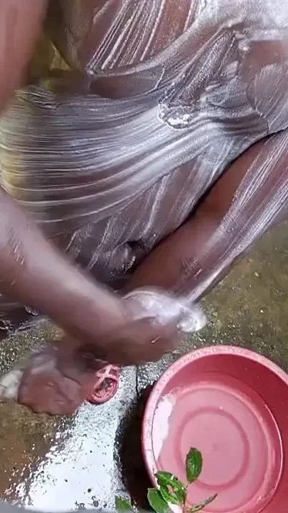 Nudist African Boy with Very Huge Black Get with Perfect Outdoor Massage