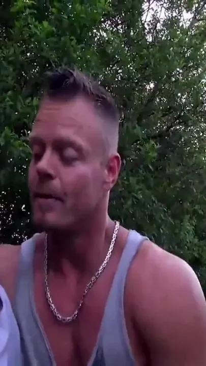 Pretty stranger fucks two guys outdoor