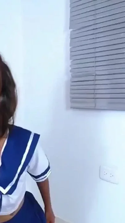 Sexy Latina Swallows Two Huge Cocks While Cosplaying