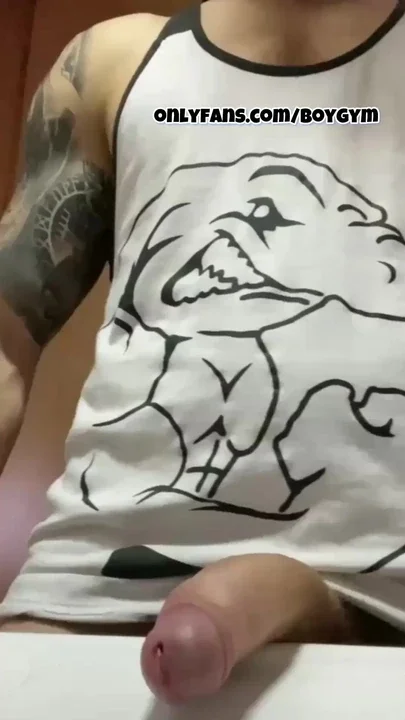 My BIG COCK cums with no touch